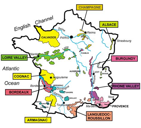 French Wine Regions France Wine Wine Map French Wine Regions