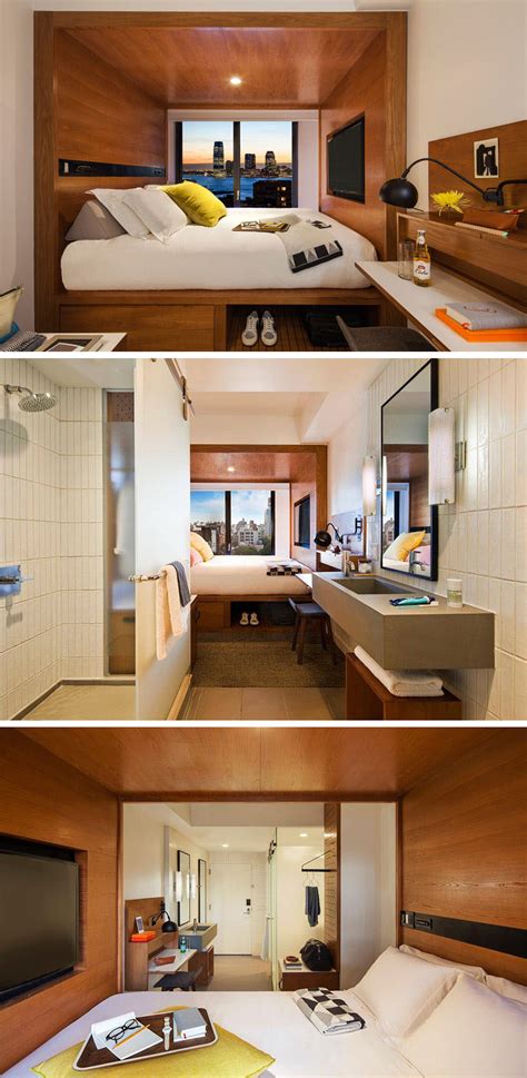 8 Small Hotel Rooms That Maximize Their Tiny Space Contemporist
