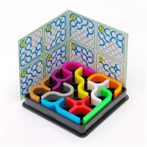 2021 Zcube IQ Link Colorful 3D Puzzle Intelligence Educational Toys For