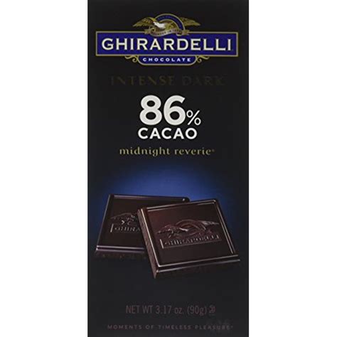 Ghirardelli Intense Dark 86 Cacao Midnight Reverie Chocolate Bar 317