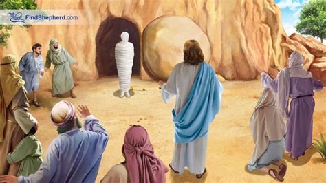 Jesus Raises Lazarus Imagens Biblicas