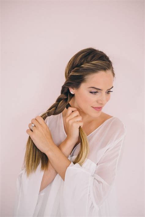 Tie one side of the hair using rubber band so that it does not get mix up while doing the braids of the. Twisted Side Braid Tutorial | Side braid hairstyles, Side ...