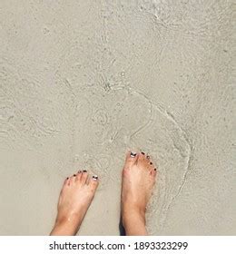 Naked Feet Chilling Beach Stock Photo Shutterstock