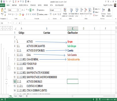 Como Aprender Contabilidad Creando Tu Catalogo De Cuenta En Excel