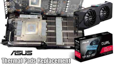 Asus Rx 5600 Xt Dual Thermal Pads Replacement YouTube