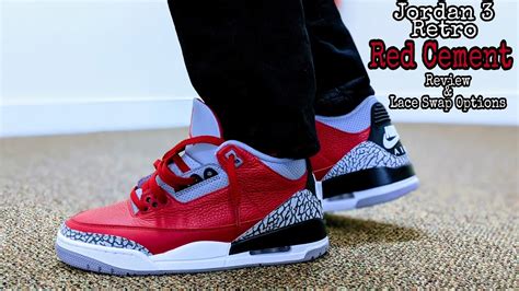 Before The Release Date Jordan 3 Retro Red Cement On Feet Review