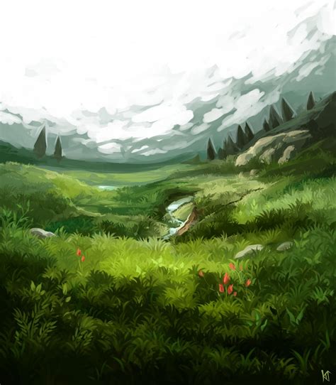 I Rlly Like Painting Grass By Susiron On Deviantart