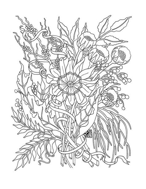 california poppy  flower arrangement coloring page kids play color