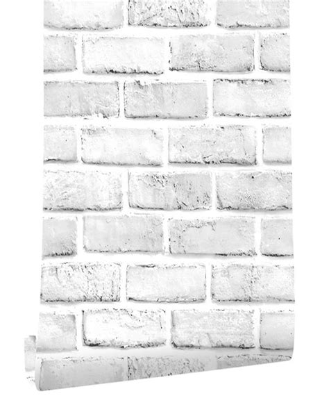 Papel Tapiz Ladrillos Blancos Autoadherible Pared 45cm X 12m | Mercado