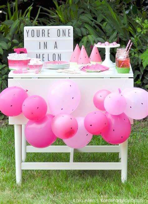 From the invitation to the sweets, the decor to the favors, every last touch was. Kara's Party Ideas Summer Watermelon DIY Birthday Party ...