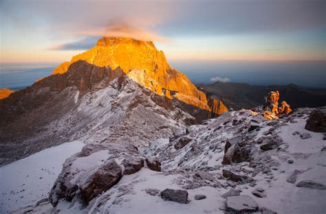 Snow Sunrise And Summits On Africas Equator Africa Geographic