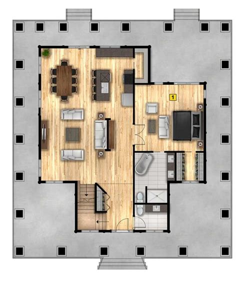 Floor Plan Photoshop Template ~ Photoshop Plan Floor Architecture Plans