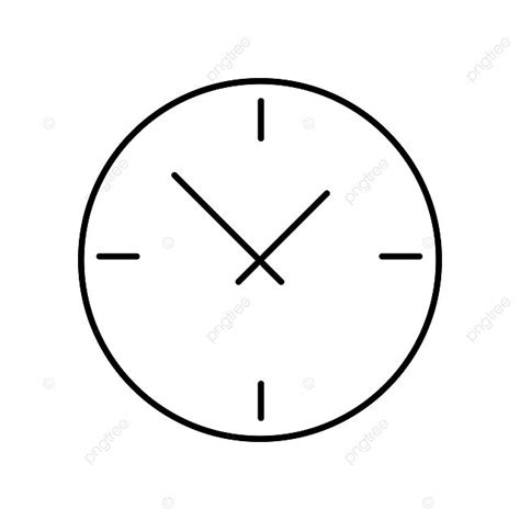 Timeless Symbol A Black Flat Vector Icon Representing Time Concept