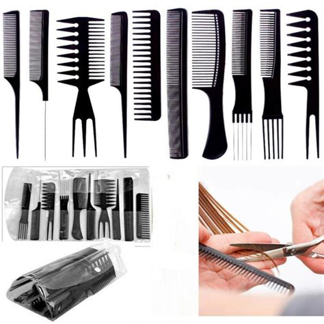 Hair Comb Set Professional Styling Kit 10 Pieces Online Home