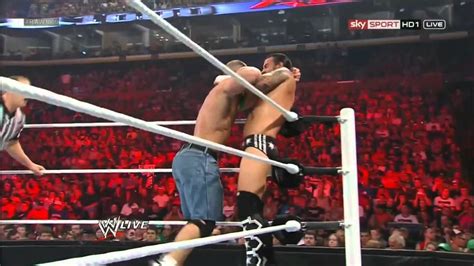 John Cena Vs Cm Punk Wwe Championship Wwe Raw 1000 Part 12 Hd Youtube