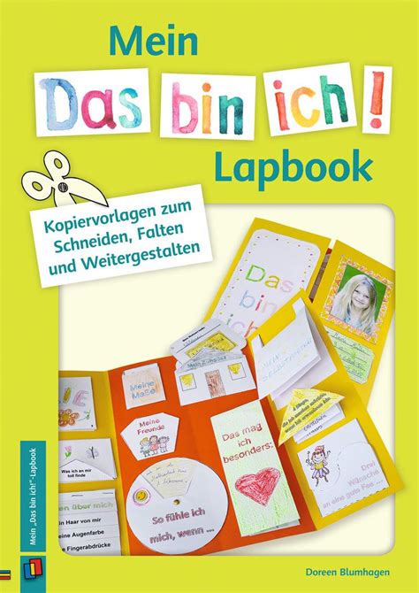 Weitere ideen zu lapbook vorlagen, lapbook ideen, vorlagen. Mein „Das bin ich!"-Lapbook | Grundschule, Förderschule ...