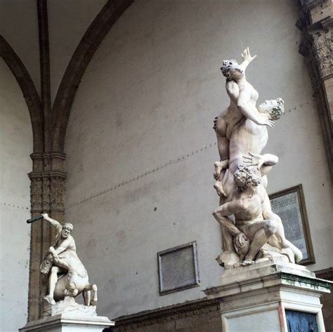 Academic Sculpture Uffizi Gallery In Florence Italy