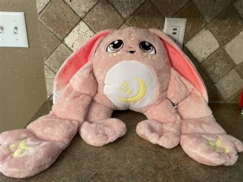 Rare Pink Moon Pals Heavy Weighted Bunny Plush The Good Ones Inc Ebay