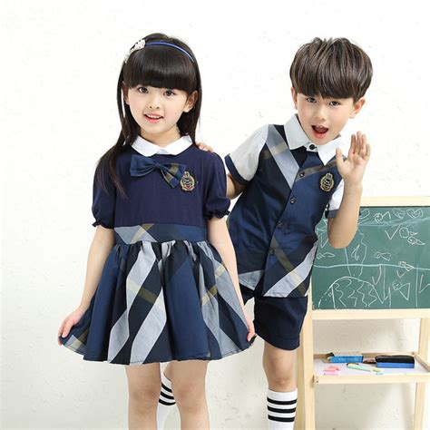 School Uniform Suit Pupil Summer Clothes Children Wear Summer 2017 Boys