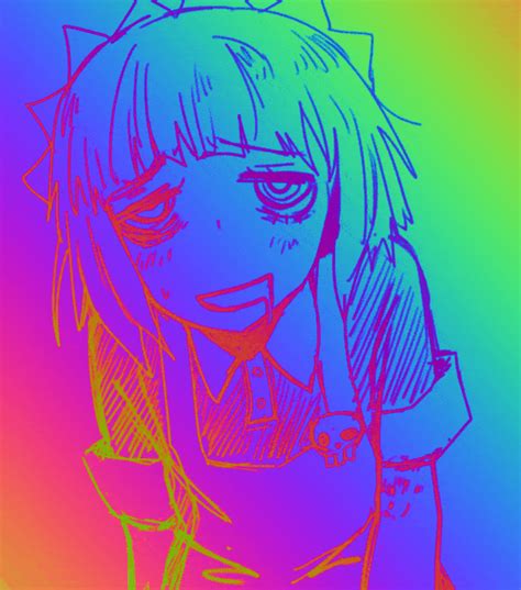 Eyestrain Tumblr Rainbow Y2k Anime Weeb Aesthetic Anime Anime Anime Icons