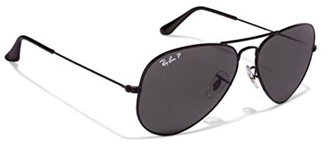 Ray Ban Rb3025 Aviator Sunglasses Unisex 55 Mm Frame Black Polarized