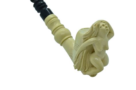 Buy Naked Woman Meerschaum Meerschaum Pipe Sexy Boobs Pipe Hand Carved Pipe Smoking Pipe Erotic