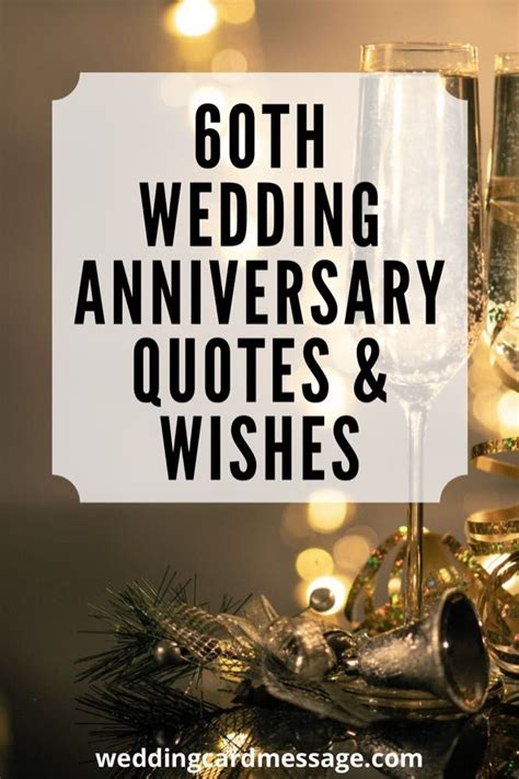 Th Wedding Anniversary Quotes And Wishes Diamond Anniversary