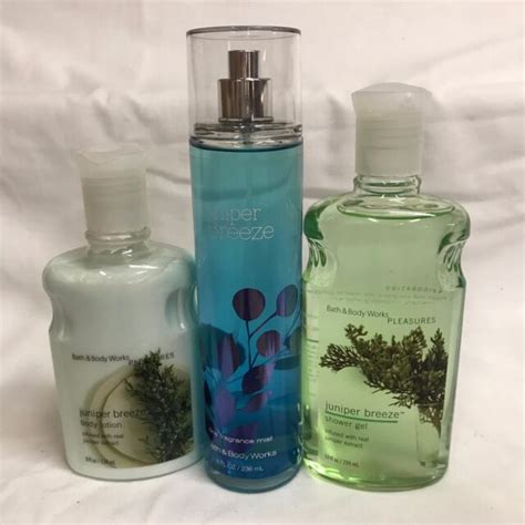 Bath And Body Works Juniper Breeze Body Lotion Gel And Fragrance Mist Set Of 3 Ebay