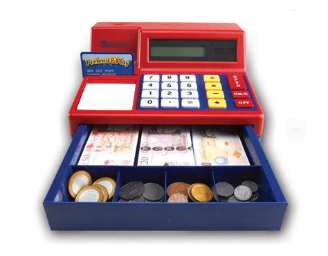 Learning Resources Calculator Cash Register With Uk Play Money Wordunited