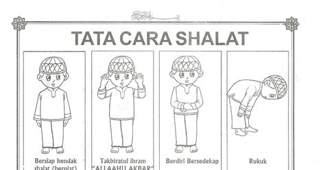 Mewarnai Gambar Anak Sholat