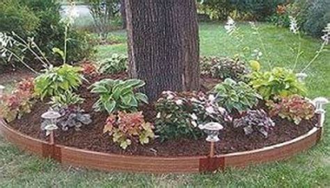 Adorable Flower Beds Ideas Around Trees To Beautify Your Yard 49