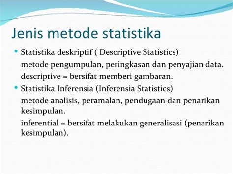 Contoh Metode Statistik Silabus Paud
