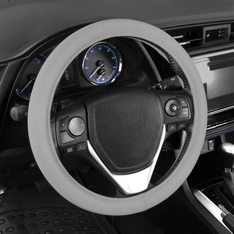 Bdk Ultra Soft Comfy Grip Leather Steering Wheel Cover Universal Size
