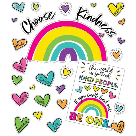 Carson Dellosa Education Kind Vibes Choose Kindness Bulletin Board Set