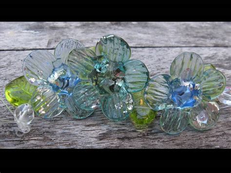 Wallpaper Glass Flowers