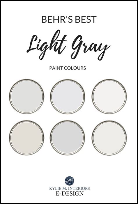 The amount and direction of natural light can make your gray look either cooler or warmer. The 6 Best BEHR Light Gray Paint Colours (Cool and Warm ...