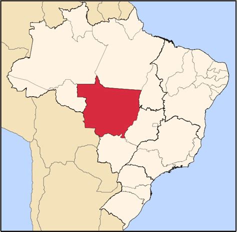 Mapas Do Mato Grosso Mapasblog