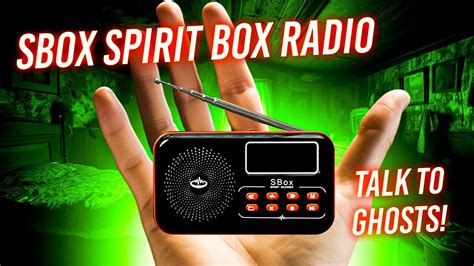 How To Use The Sbox Spirit Box For Ghost Hunting Youtube