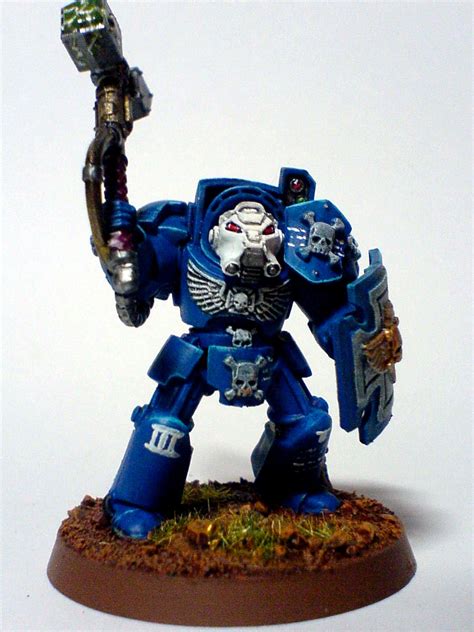 Assault Squad Space Marines Storm Shield Terminator Armor Thunder