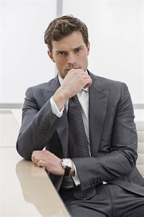Fifty shades of grey has found its christian grey — again. Promotional picture of Jamie as Christian Grey for Fifty ...
