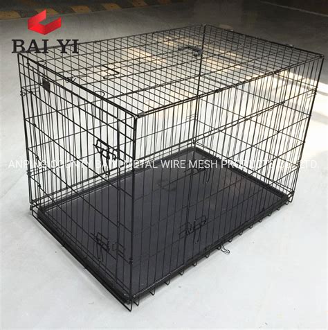 Cheap Price Metal Iron Wire Portable Dog Cage And Crates China