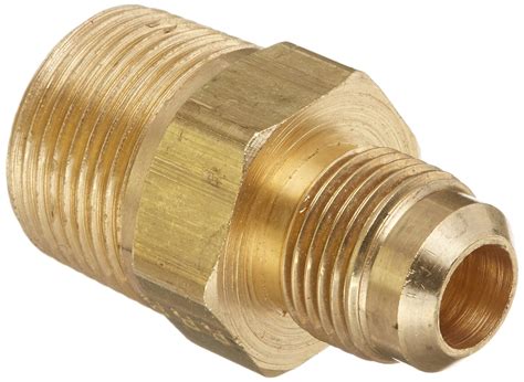 Parker Hannifin 48f 8 12 Pk5 Male Connector Brass 45 Degree Flare Fitting 12 Flare Tube X 3