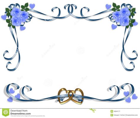 Blue Wedding Borders Clipart With Images Wedding Borders Wedding