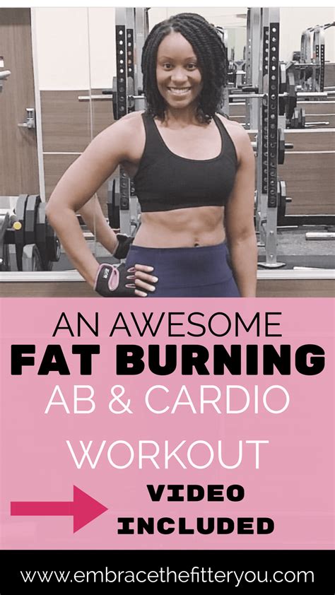 An Awesome Fat Burning Ab Cardio Workout With A Video Included Fitness Tips And Workouts