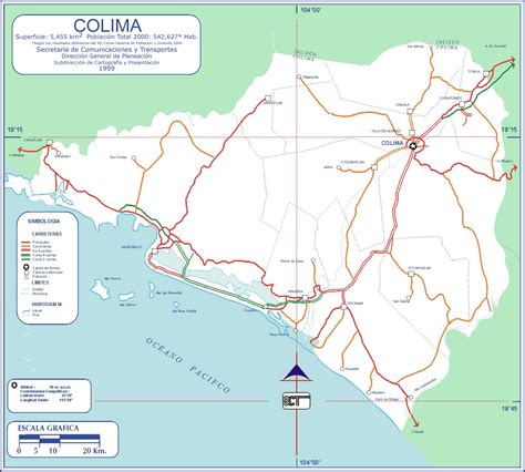 Minatitlan 1, dirección — av. Mapa de Colima - Tamaño completo | Gifex