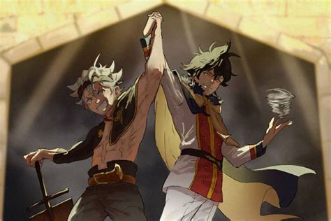 Asta And Yuno By Himaeart On Deviantart Black Clover Manga Black