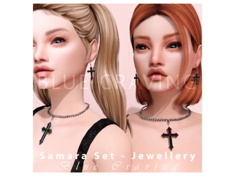 Blue Craving Samara Jewellery The Sims 4 Download
