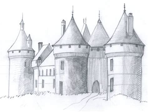 Here's how to draw an easy castle that dates back to medieval times. Draw a Medieval Castle | Castle drawing, Medieval art ...