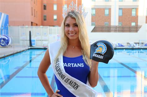 San Jose State Swimmer Andreea Dragoi Wins Miss California Us Nation