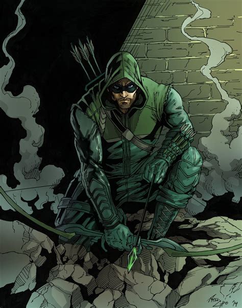 The Arrow By Phil Cho On Deviantart Green Arrow Comics Arrow Comic